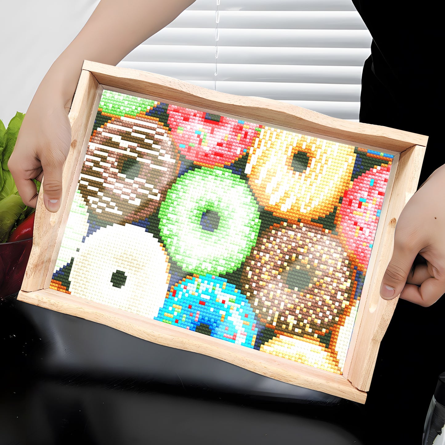 Meal Plate Diamonds Painting