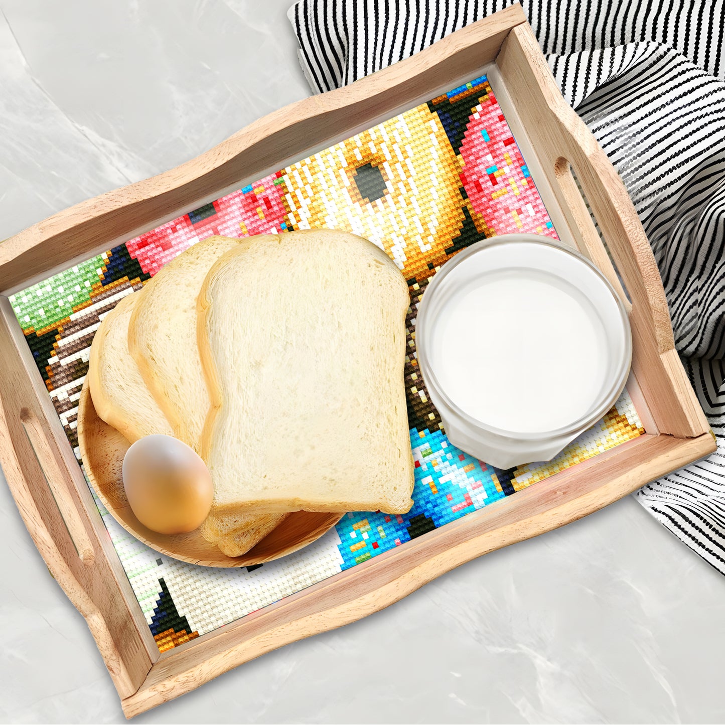 Meal Plate Diamonds Painting