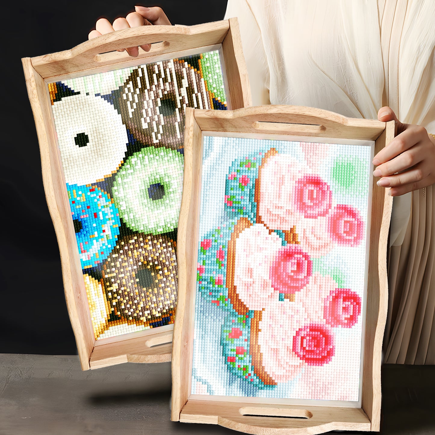 Meal Plate Diamonds Painting